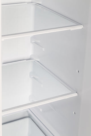 Forno Salerno - 33" Side by Side Counter Depth Refrigerator 15.6cu. Ft. SS color, with  Professional handle FFRBI1805-33SB
