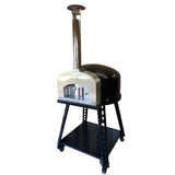 WPPO 36" Chi Dome Brick Oven (High Dome) with Stand - Red WPPO WKD-02-WS-RED