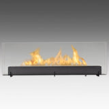 Eco-Feu Vision III 51" Free Standing Fireplace Matte Black Vision 3 WS-00098-BS