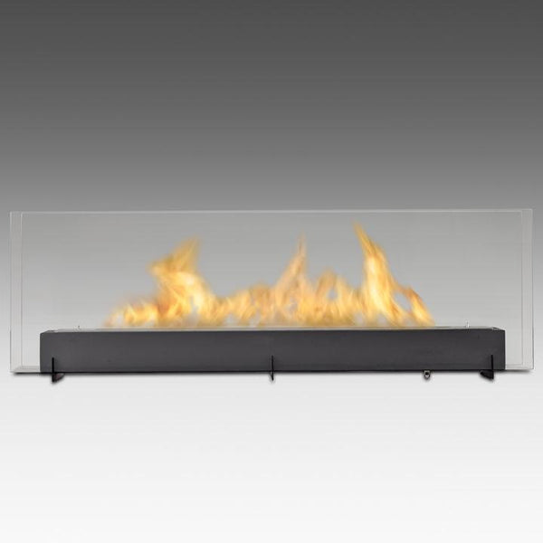 Eco-Feu Vision III 51" Free Standing Fireplace Matte Black Vision 3 WS-00098-BS