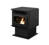 Drolet Eco-55 Pellet Stove with 3" Ground Floor Kit DP00070KVG