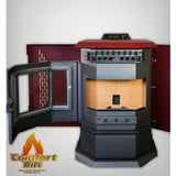 ComfortBilt HP22 Pellet Stove Burgundy