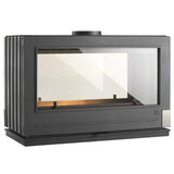 Invicta Aaron 36" Cast Iron Wood Burning Stove 6129-04