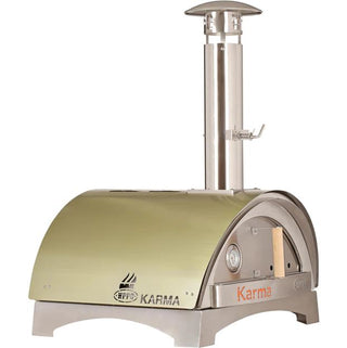 WPPO Karma 25 304 Stainless Steel Wood-Fired Oven with 201 Stainless Steel Base WPPO WKK-01S-304_Stainless Steel