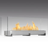 Eco-Feu Vision III 51" Free Standing Fireplace Stainless Steel Vision 3 WS-00097-SS
