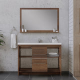 Alya Bath Sortino 48" Modern Bathroom Vanity, Rosewood AB-MD648-RW