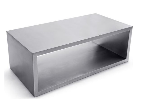 Greg Sheres Piero Cocktail Table Stainless Steel