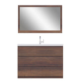 Alya Bath Paterno 48" Modern Freestanding Bathroom Vanity, Rosewood AB-MOA48-RW