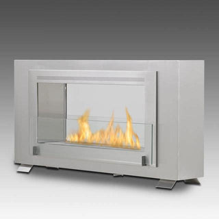 Eco-Feu Montreal 42" 2-Sided Free Standing / Built-In Ethanol Fireplace Stainless Steel WS-00133-SS