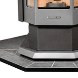 ComfortBilt Mill Black Corner Hearth Pad
