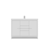 Alya Bath Sortino 48" Modern Bathroom Vanity, White AB-MD648-W