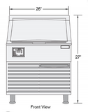 Spartan SUIM-210 210lb Ice Machine, 2.6 cu feet