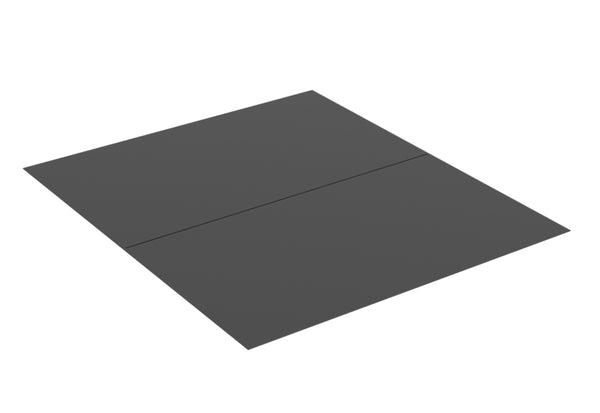 Drolet 46 3/4'' X 54" Black Steel Hearth Pad AC02788