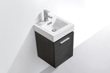 KubeBath Bliss 16” Single Sink Wall Mount Modern Vanity BSL16
