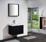 KubeBath Bliss 30” Single Sink Wall Mount Modern Vanity BSL30