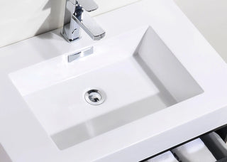 KubeBath Bliss 30” Single Sink Wall Mount Modern Vanity BSL30