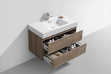 KubeBath Bliss 36” Single Sink Wall Mount Modern Vanity BSL36