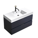 KubeBath Bliss 40” Single Sink Wall Mount Modern Vanity BSL40
