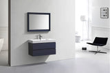 KubeBath Bliss 40” Single Sink Wall Mount Modern Vanity BSL40