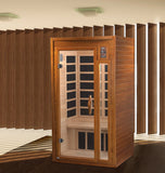 Golden Designs Sauna "Barcelona" 1-2 Person Low EMF Far Infrared Sauna - DYN-6106-01
