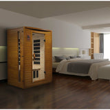 Golden Designs Versailles Dynamic 2-Person Low EMF FAR Infrared Sauna - DYN-6202-03
