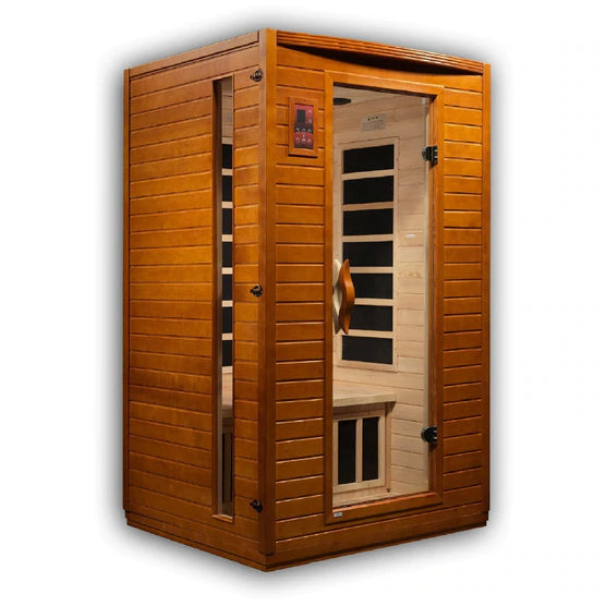 Golden Designs Versailles Dynamic 2-Person Low EMF FAR Infrared Sauna - DYN-6202-03