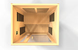 Golden Designs Dynamic Avila Elite 1-2-person Ultra Low EMF (Under 3MG) FAR Infrared Sauna w/ Hemlock | DYN-6103-01 Elite