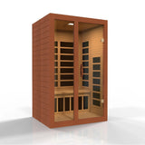 DYNAMIC SANTIAGO ELITE 2-PERSON ULTRA LOW EMF (UNDER 3MG) FAR INFRARED SAUNA (CANADIAN HEMLOCK) DYN-6209-02 ELITE