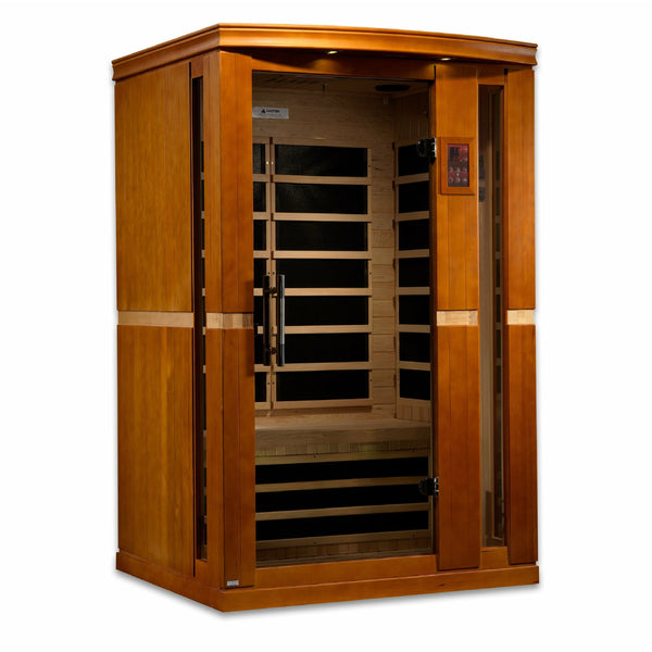DYNAMIC VITTORIA 2-PERSON LOW EMF (UNDER 8MG) FAR INFRARED SAUNA (CANADIAN HEMLOCK) DYN‐6220‐01