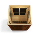 DYNAMIC VITTORIA 2-PERSON LOW EMF (UNDER 8MG) FAR INFRARED SAUNA (CANADIAN HEMLOCK) DYN‐6220‐01
