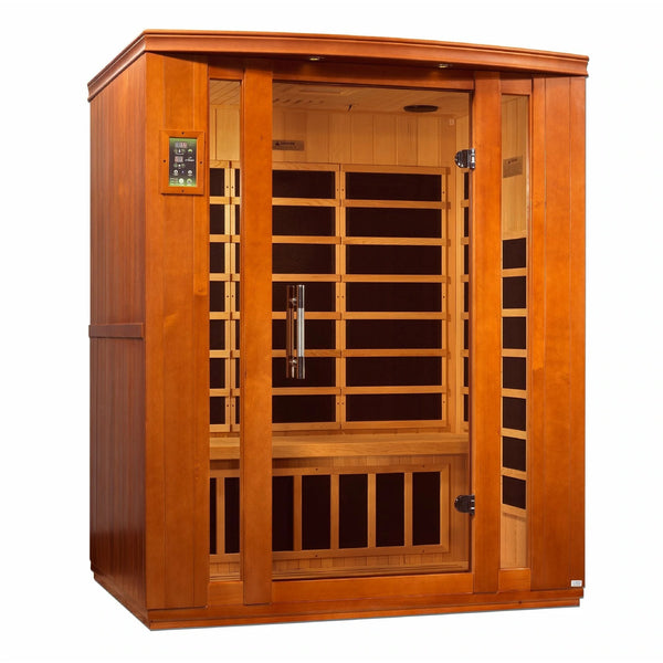 DYNAMIC BELLAGIO 3-PERSON LOW EMF (UNDER 8MG) FAR INFRARED SAUNA (CANADIAN HEMLOCK) DYN‐6306‐02