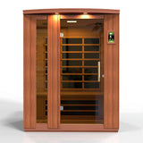 Golden Designs Lugano Dynamic 3-Person Low EMF FAR Infrared Sauna - DYN-6336-02