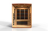 Golden Designs Dynamic Lugano 3-person Ultra Low EMF (Under 3MG) FAR Infrared Sauna w/ Hemlock | DYN-6336-02 Elite