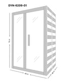 DYNAMIC SANTIAGO 2-PERSON LOW EMF (UNDER 8MG) FAR INFRARED SAUNA (CANADIAN HEMLOCK) DYN‐6209‐01