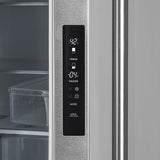 Forno Moena - 36" Fench Door Counter Depth Refrigerator 19cu.ft SS color, with  Professional Handle FFRBI1820-36SB
