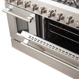 Forno Galiano - Gold Professional 48" Freestanding Gas Range FFSGS6244-48