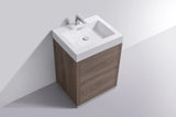 KubeBath Bliss 24" Single Sink Free Standing Modern Vanity FMB24