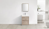 KubeBath Bliss 24" Single Sink Free Standing Modern Vanity FMB24