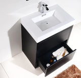 KubeBath Bliss 30" Single Sink Free Standing Modern Vanity FMB30