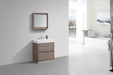 KubeBath Bliss 30" Single Sink Free Standing Modern Vanity FMB30