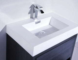 KubeBath Bliss 30" Single Sink Free Standing Modern Vanity FMB30