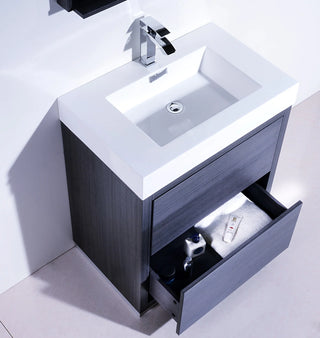 KubeBath Bliss 30" Single Sink Free Standing Modern Vanity FMB30
