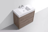 KubeBath Bliss 36" Single Sink Free Standing Modern Vanity FMB36