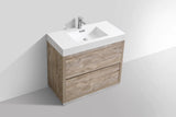 KubeBath Bliss 36" Single Sink Free Standing Modern Vanity FMB36