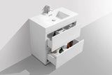 KubeBath Bliss 36" Single Sink Free Standing Modern Vanity FMB36