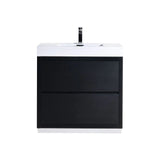KubeBath Bliss 40" Single Sink Free Standing Modern Vanity FMB40