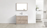 KubeBath Bliss 40" Single Sink Free Standing Modern Vanity FMB40