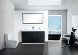 KubeBath Bliss 60" Single Sink Free Standing Modern Vanity FMB60S