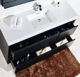 KubeBath Bliss 60" Single Sink Free Standing Modern Vanity FMB60S