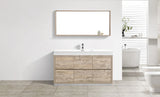 KubeBath Bliss 60" Single Sink Free Standing Modern Vanity FMB60S